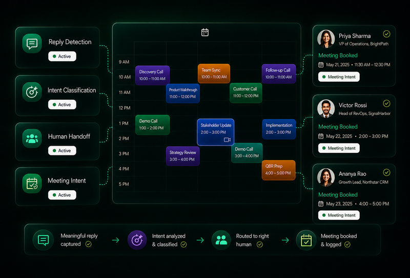 Handle Replies, Meetings, and Handoff